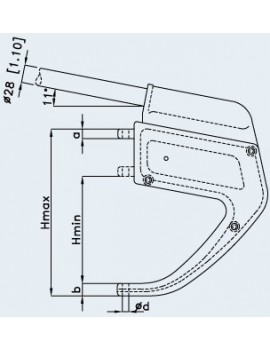 Gouvernail complet DOTAN R25/10 - Lame N°1A