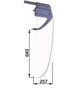 Gouvernail complet DOTAN R25/10 - Lame N°1