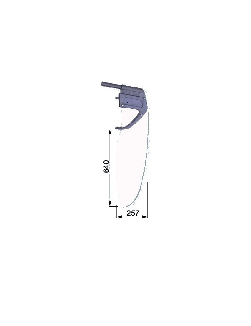 Gouvernail complet DOTAN R25/10 - Lame N°1 Gouvernail complet DOTAN R25/10 - Lame N°1
