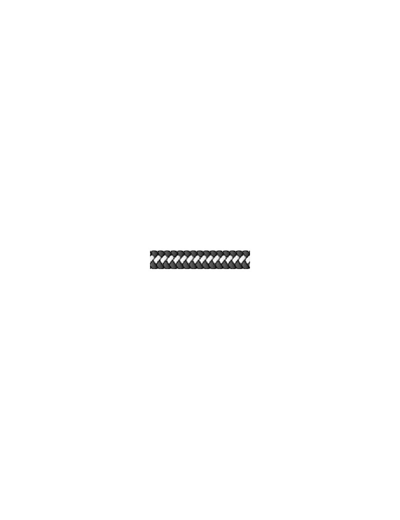 Drisse pré-étiré 24F Ø6mm blanc/fils noirs Drisse pré-étiré 24F Ø6mm blanc/fils noirs