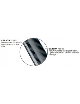 Stick carbone Ø25mm x 1,20m Laser ®