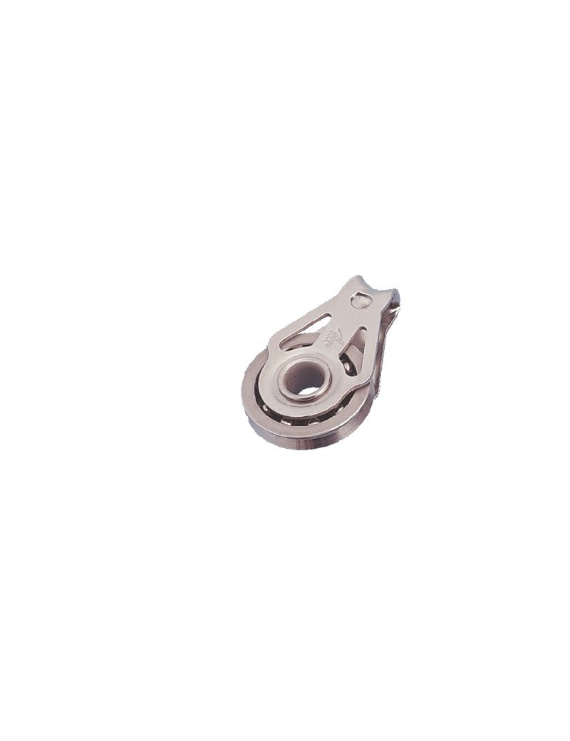 Poulie à bille réa inox Ø38mm Poulie à bille réa inox Ø38mm