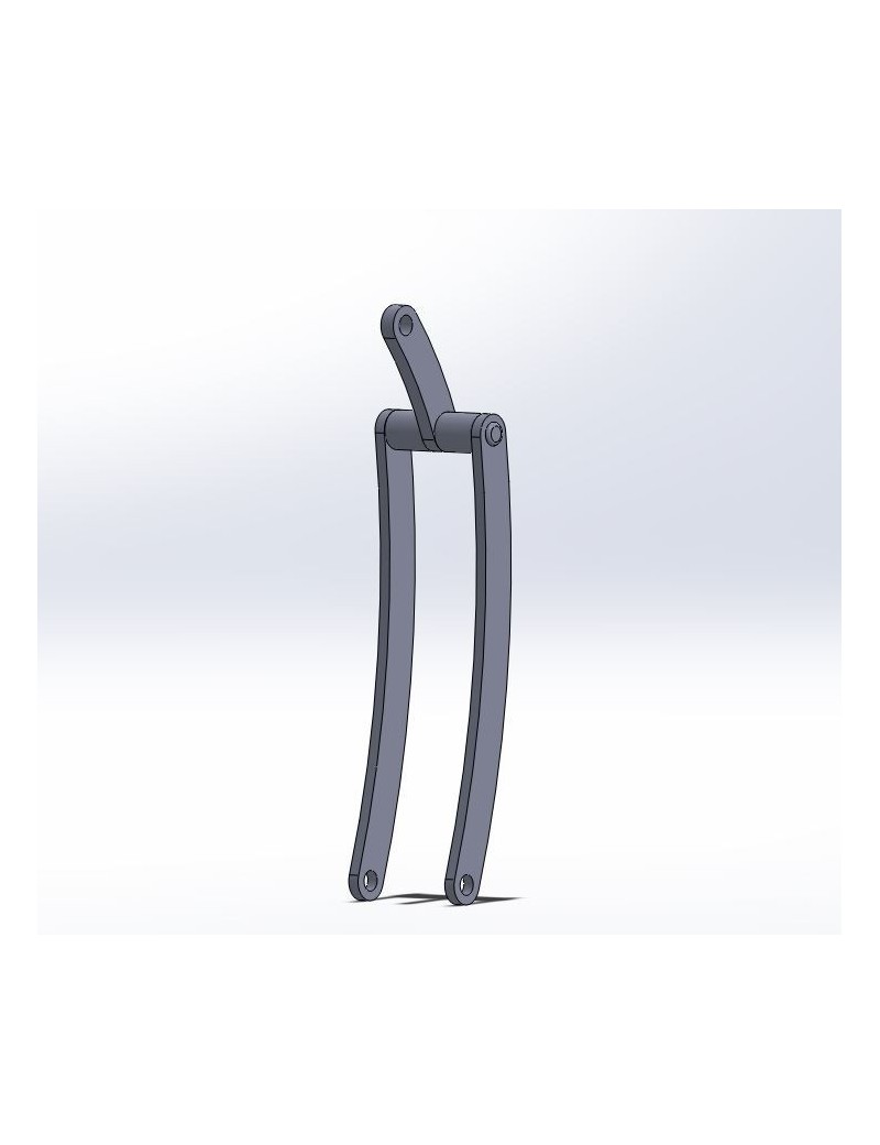Bielle inox pour gouvernail nouveau modèle - Evo 04/2013 - gravée