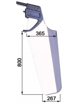 Gouvernail complet DOTAN R25 - Lame FD