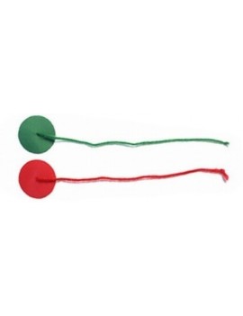 Penons laines avec insigna rouge/vert - La paire
