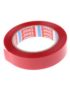 Ruban de masquage plastifié rouge 19mm x 50m