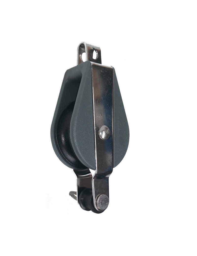 Poulie nova Ø44mm Ringot chape fixe Poulie nova Ø44mm Ringot chape fixe