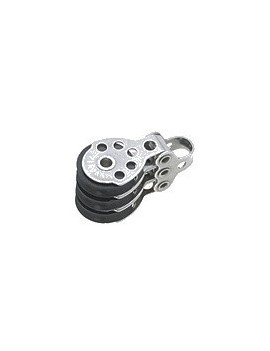 Poulie micro inox Ø25mm triple -  -