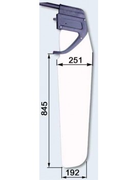 Gouvernail complet DOTAN R25 - Lame N°7