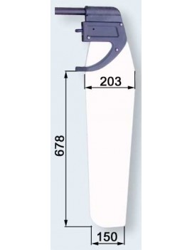 Gouvernail complet DOTAN R20/10 - Lame N°1