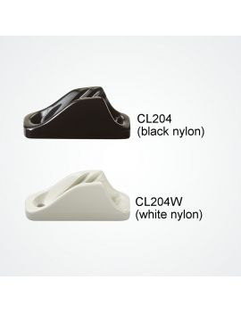 Clam-Cleat nylon mini Noir 6mm