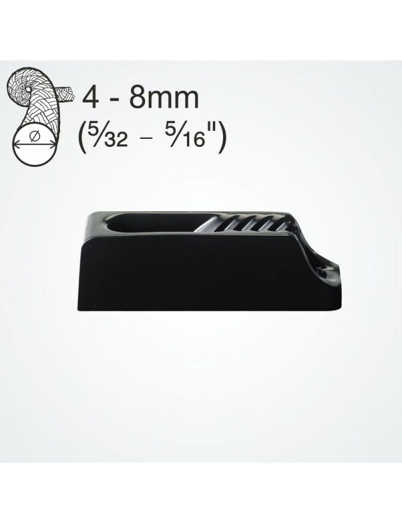 Clam-Cleat 8mm ouvert nylon