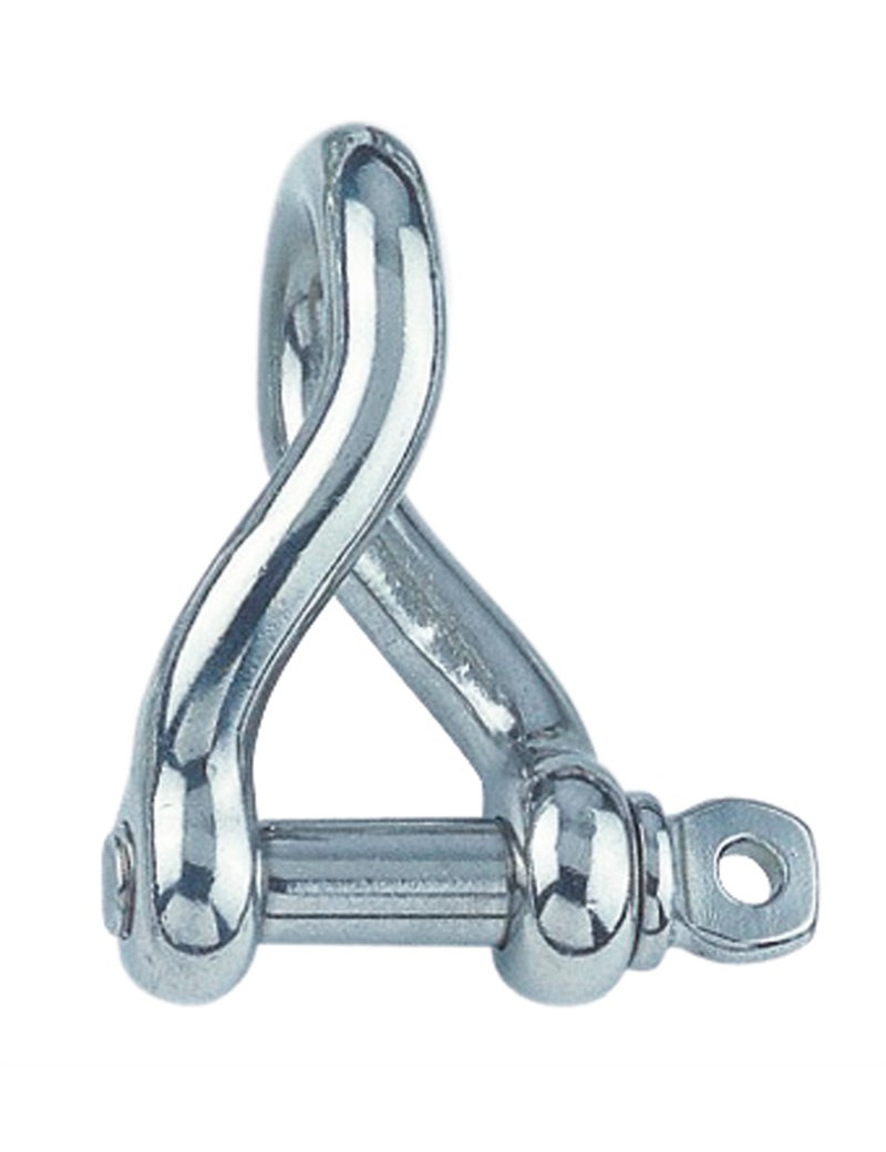 Manille torse pleine - Inox A4 - Ø4 - 8/22mm Manille torse pleine - Inox A4 - Ø4 - 8/22mm