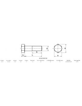 Vis métrique TH FP - inox A4